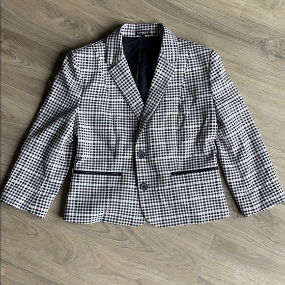 Express 2-Button Patterned Blazer - Picture 1 of 5